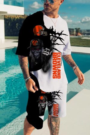 Cleveland Browns Limited Edition Top And Shorts Two-Piece Suits Merch For Fans
