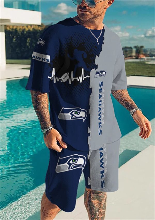 Seattle Seahawks Limited Edition Top And Shorts Two-Piece Suits Merch For Fans
