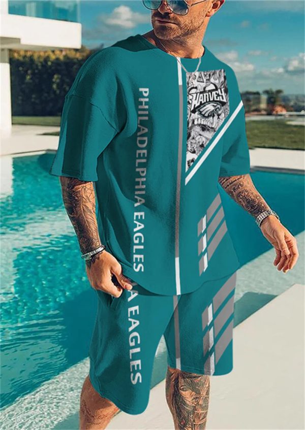 Philadelphia Eagles Limited Edition Top And Shorts Two-Piece Suits Merch For Fans