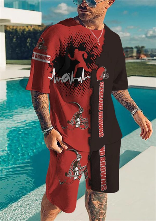 Cleveland Browns Limited Edition Top And Shorts Two-Piece Suits Merch For Fans