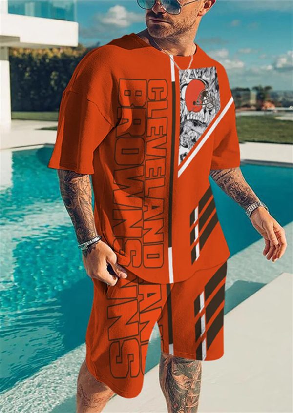 Cleveland Browns Limited Edition Top And Shorts Two-Piece Suits Merch For Fans