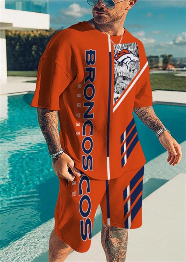 Denver Broncos Limited Edition Top And Shorts Two-Piece Suits Merch For Fans