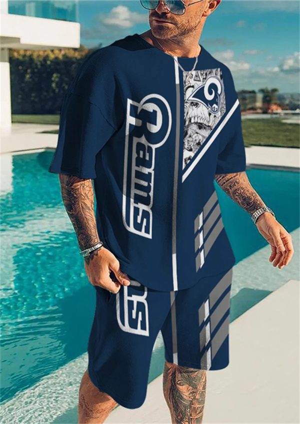 Los Angeles Rams Limited Edition Top And Shorts Two-Piece Suits Merch For Fans