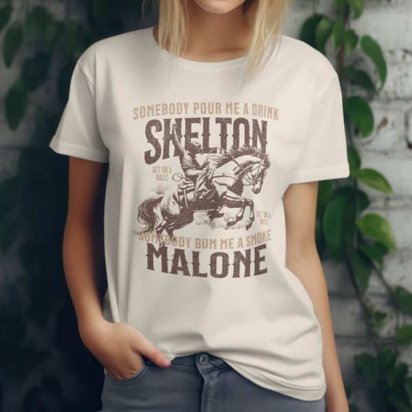 Blake Shelton Post Malone Pour Me A Drink Merch T-shirt Hoodie Sweatshirt