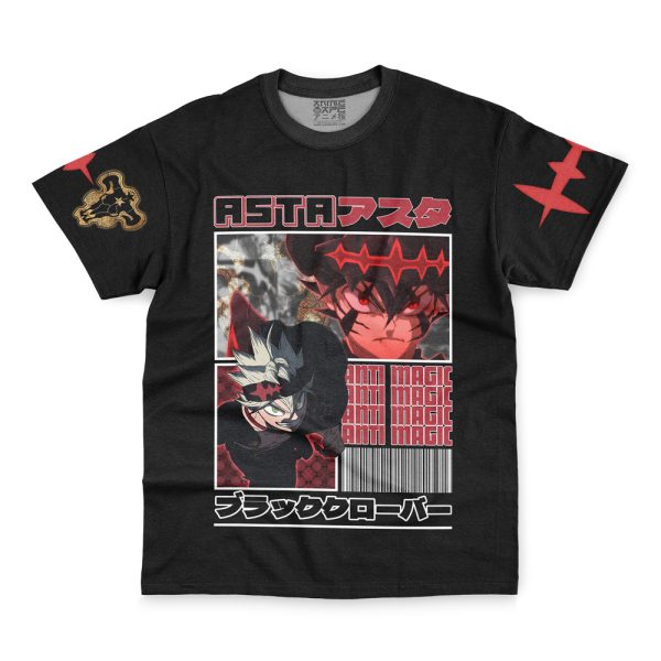Asta Black Clover Streetwear T-Shirt - Image 2