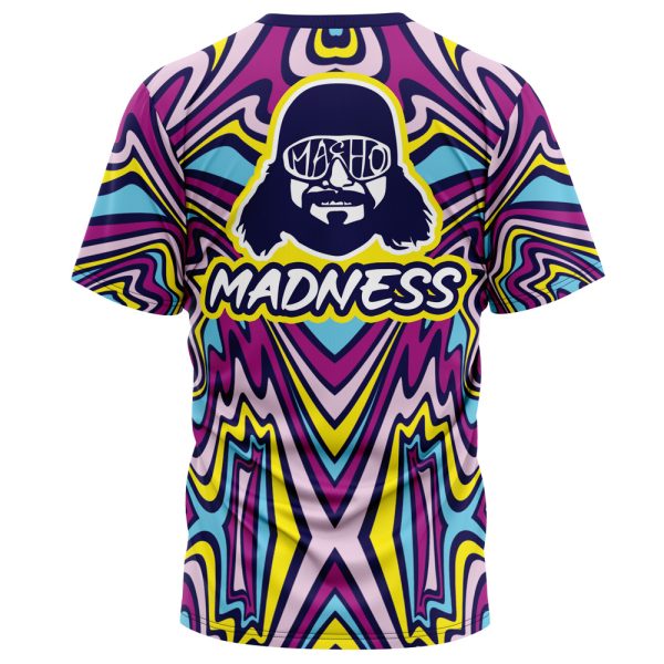 The Cream of the Crop Trippy Macho Man Retro Wrestling T-Shirt - Image 2