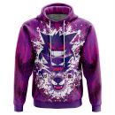 Trippy Ghostly Evolution Ghastly Haunter Gengar Pokemon Hoodie
