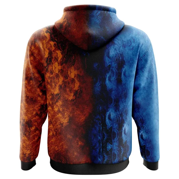 Burning Fire Shoto My Hero Academia Hoodie - Image 2