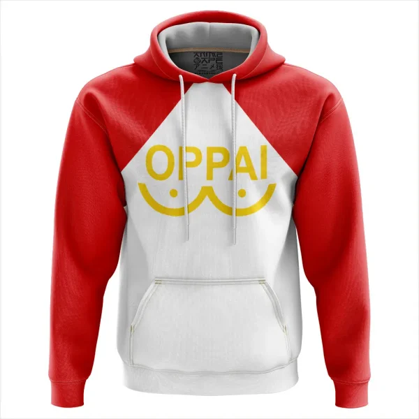 Saitama Oppai One Punch Man Hoodie