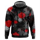 Black Aloha Pattern Akatsuki Hoodie