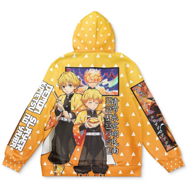 Agatsuma Zenitsu Haori Demon Slayer Streetwear Hoodie