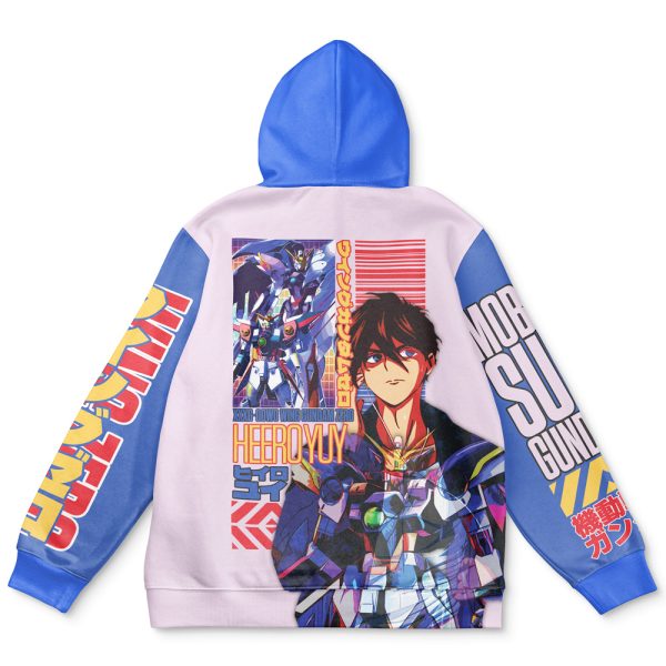 Heero Yuya x Wing Zero Gundam Wing Endless Waltz Streetwear Hoodie