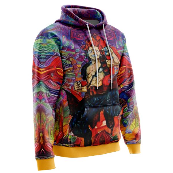 Trippy Kirishima Red Riot My Hero Academia Hoodie - Image 2