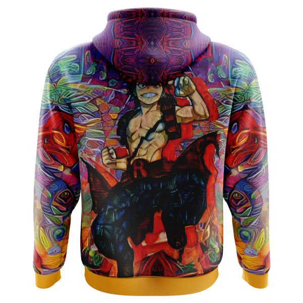 Trippy Kirishima Red Riot My Hero Academia Hoodie - Image 3