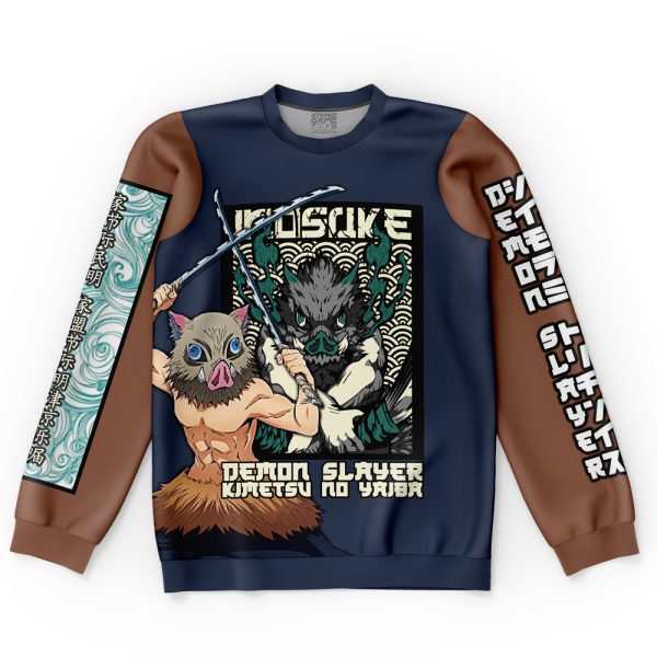 Hashibira Inosuke Demon Slayer Streetwear Sweatshirt - Image 4