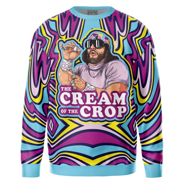 The Cream of the Crop Trippy Randy Savage Pop Culture Sweatshirt