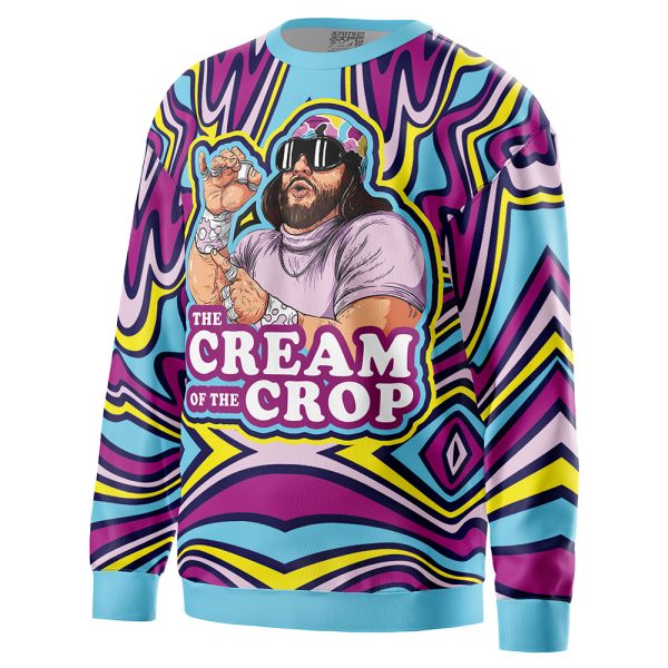 The Cream of the Crop Trippy Randy Savage Pop Culture Sweatshirt - Image 2