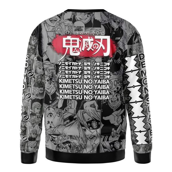 Uzui Tengen Manga Collage Demon Slayer Streetwear Sweatshirt - Image 3