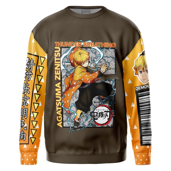 Agatsuma Zenitsu Demon Slayer Streetwear Sweatshirt