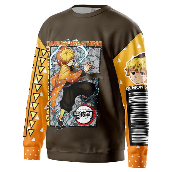 Agatsuma Zenitsu Demon Slayer Streetwear Sweatshirt - Image 2