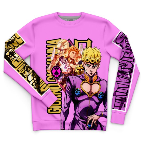 Giorno Giovanna Jojo's Bizarre Adventure Streetwear Sweatshirt - Image 7