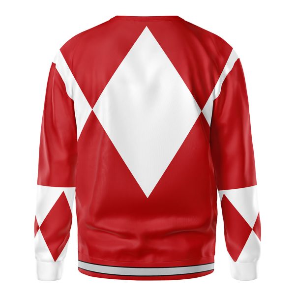 Red Ranger Mighty Morphin Power Rangers Sweatshirt - Image 3