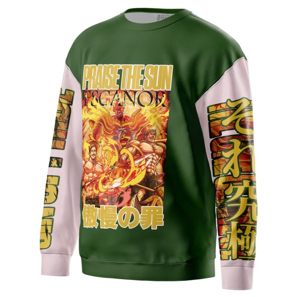 Escanor Seven Deadly Sins Streetwear Sweatshirt - Image 2