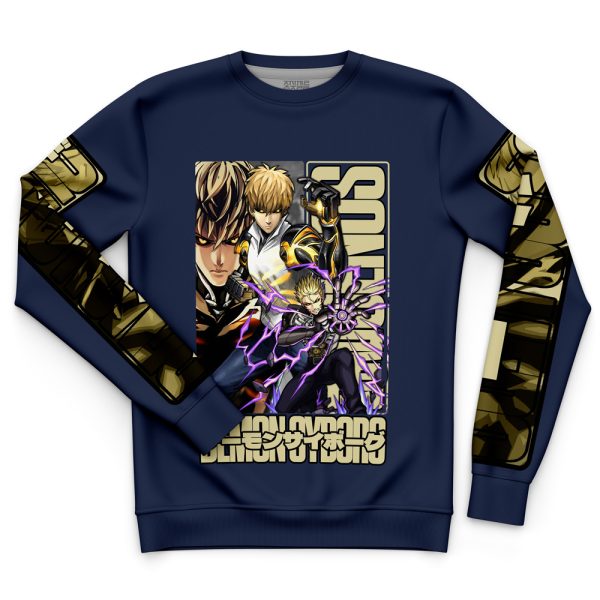 Genos One Punch Man Streetwear Sweatshirt - Image 4