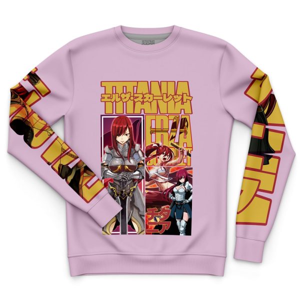 Erza Scarlet Fairy Tail Streetwear Sweatshirt - Image 4