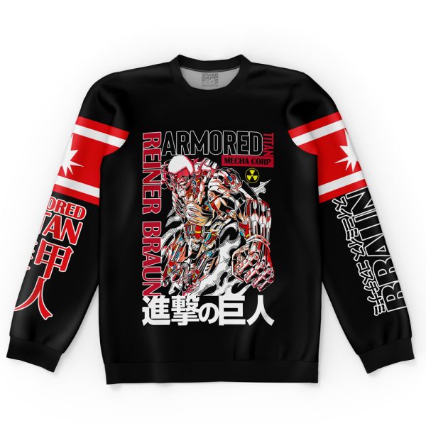 Armored Titan Attack on Titan Streetwear Sweatshirt - Image 4