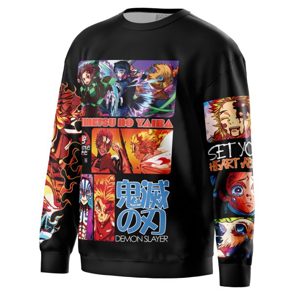 Mugen Train Arc Demon Slayer Streetwear Sweatshirt - Image 3