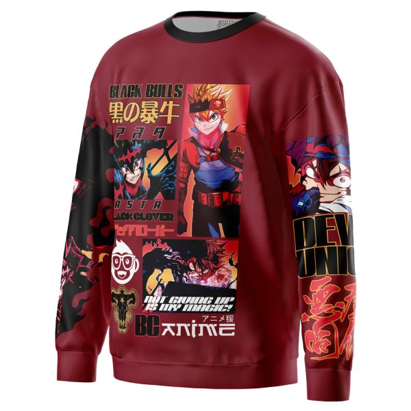 Asta V4 Black Clover Streetwear Sweatshirt - Image 3