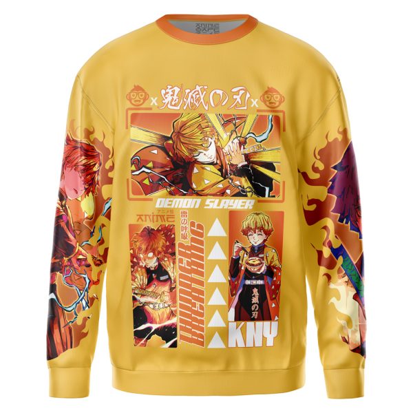 Agatsuma Zenitsu V2 Demon Slayer Streetwear Sweatshirt - Image 2