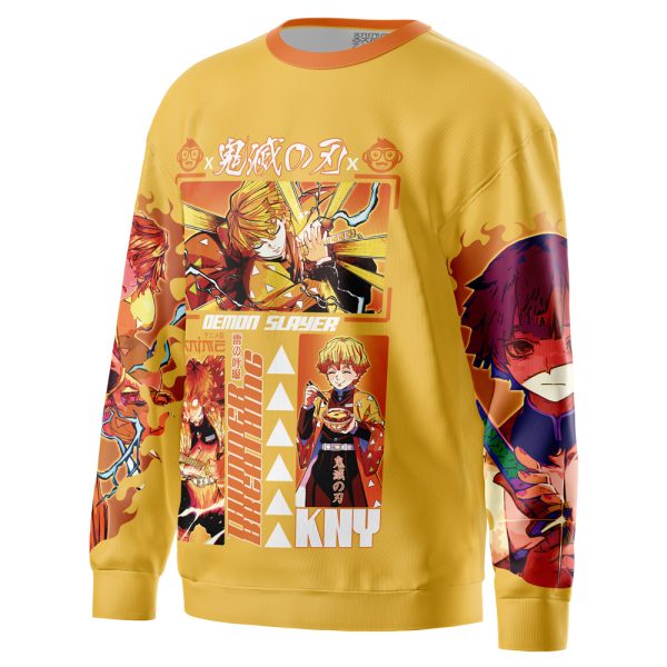 Agatsuma Zenitsu V2 Demon Slayer Streetwear Sweatshirt - Image 3