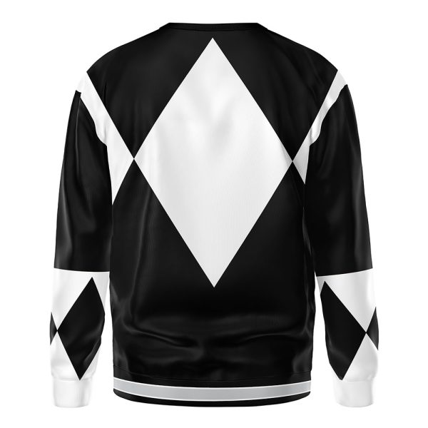 Black Ranger Mighty Morphin Power Rangers Sweatshirt - Image 3