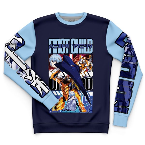 Rei Ayanami x Eva 00 Neon Neon Genesis Evangelion Streetwear Sweatshirt - Image 4