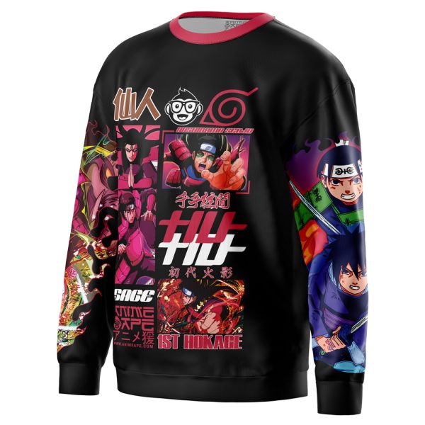 Hashirama Senju V3 Shippuden Streetwear Sweatshirt - Image 3