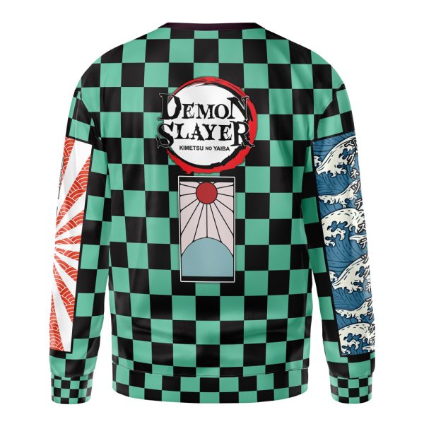 Kamado Tanjiro Haori Demon Slayer Streetwear Sweatshirt - Image 3