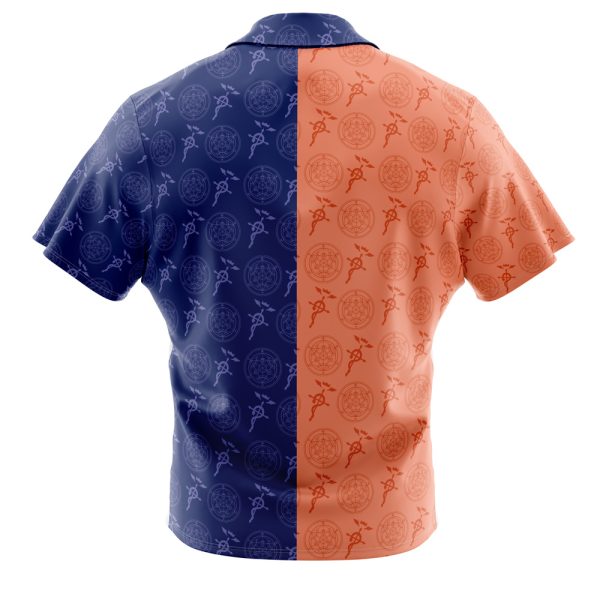 Chimera V1 Fullmetal Alchemist Button Up Hawaiian Shirt - Image 2