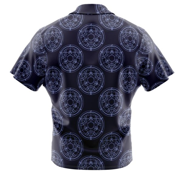Transmutation Circle Fullmetal Alchemist Button Up Hawaiian Shirt - Image 2