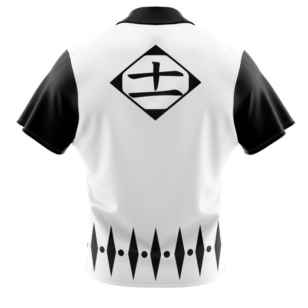 Zaraki Kenpachi Bleach Button Up Hawaiian Shirt - Image 2