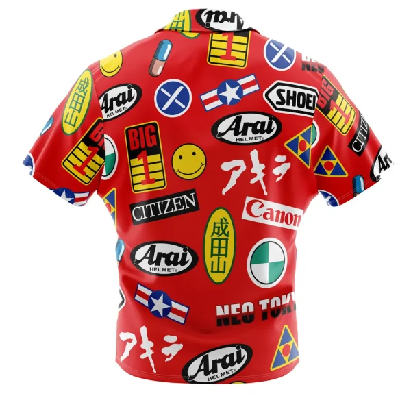 Akira Full Decals Button Up Hawaiian Shirt - Image 2