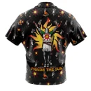 Praise The Sun Pattern Dark Souls Button Up Hawaiian Shirt