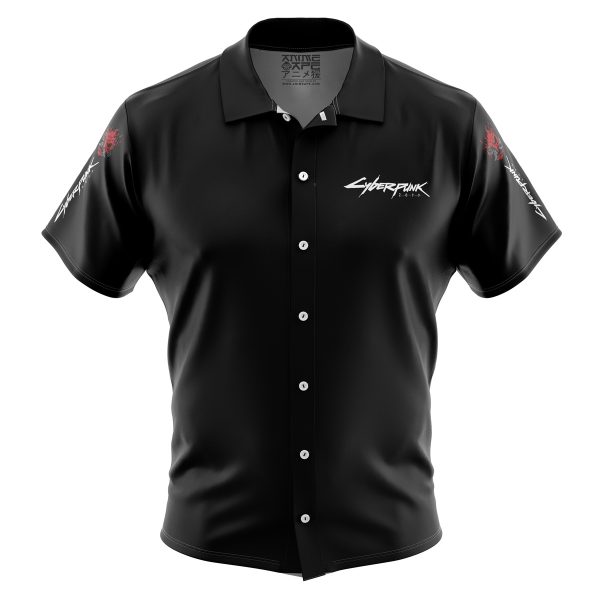 Johnny Silverhand Cyberpunk Button Up Hawaiian Shirt - Image 2