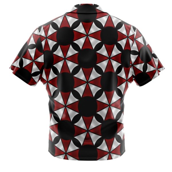 Umbrella Corporation Resident Evil Button Up Hawaiian Shirt - Image 2