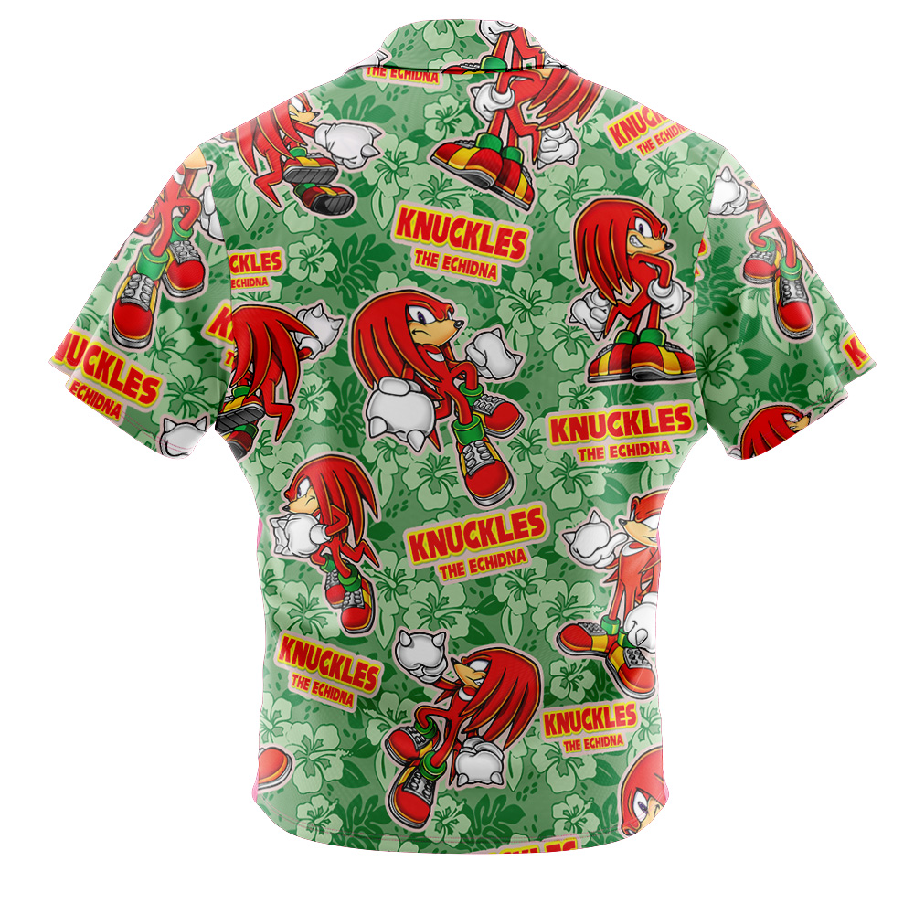 Knuckle's Sonic The Hedgehog Button Up Hawaiian Shirt