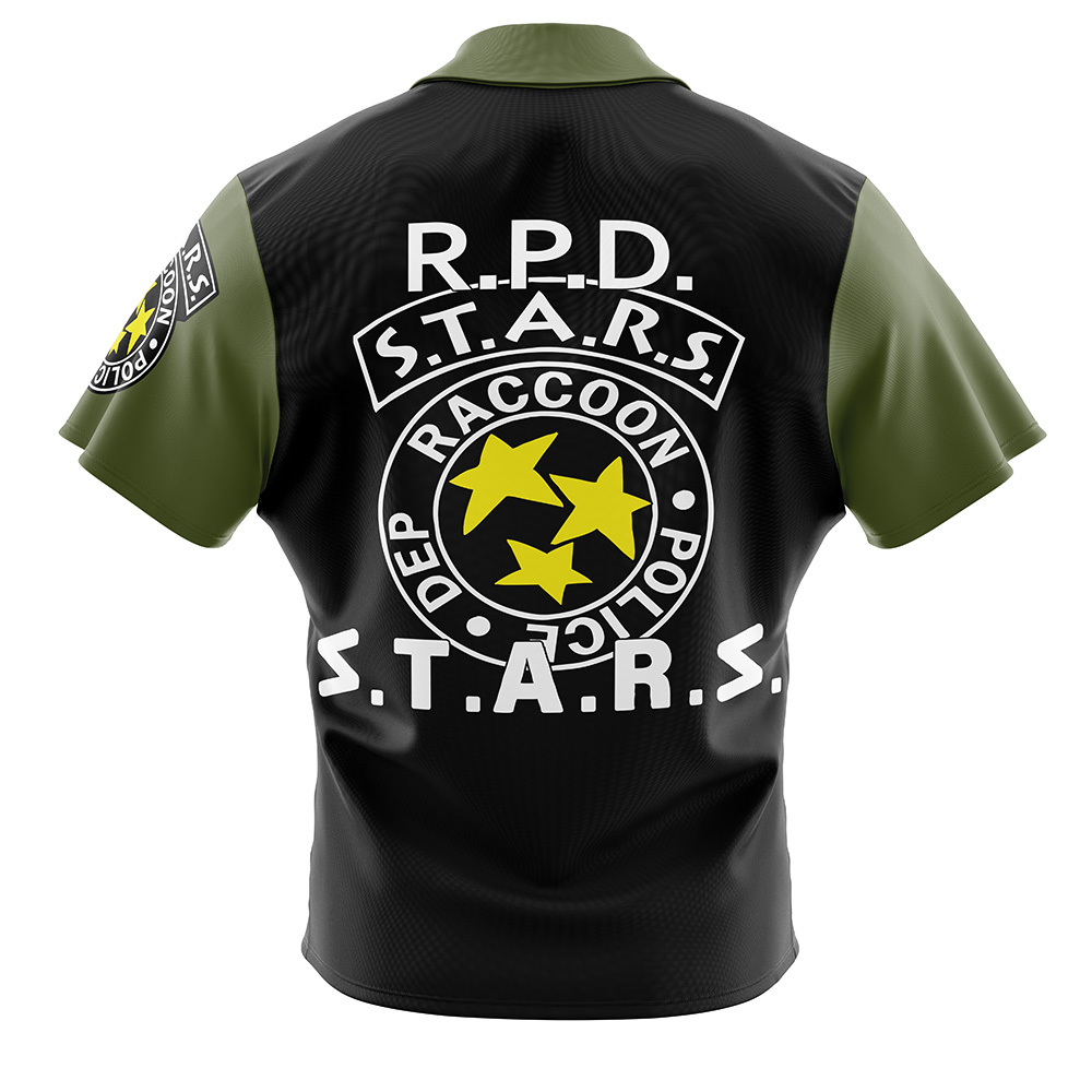 RPD S.T.A.R.S. Resident Evil Button Up Hawaiian Shirt