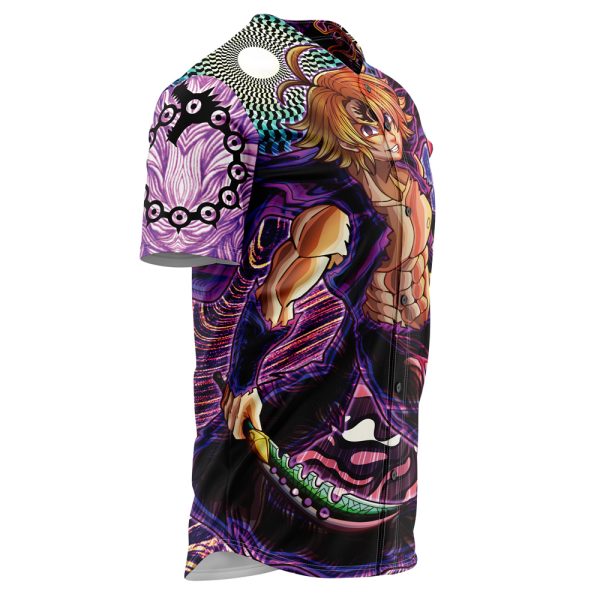 Trippy Meliodas Assault Mode Seven Deadly Sins Baseball Jersey For Fans Without Piping - Image 2