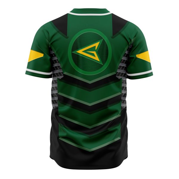 Green Arrow Cosplay DC Comics Baseball Jersey For Fans - Image 3
