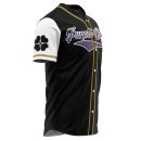 Purple Orcas Black Clover Baseball Jersey For Fans